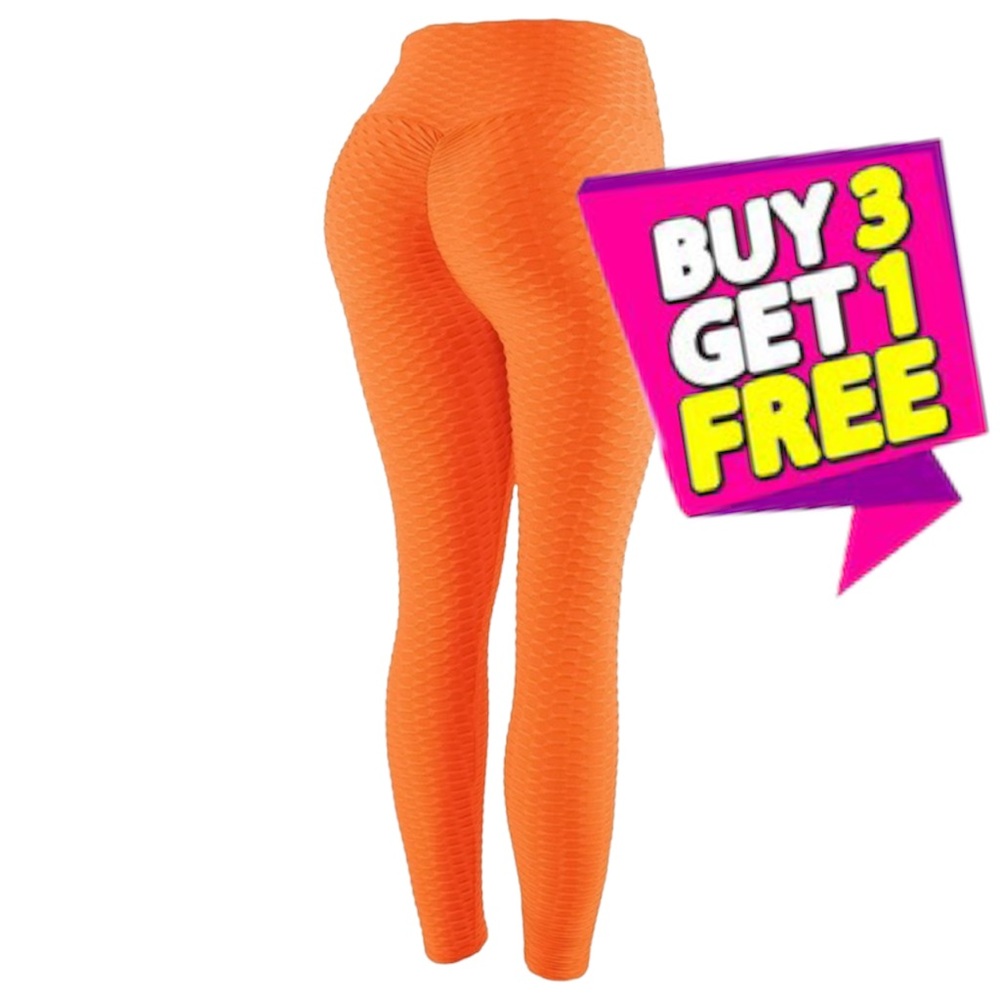 Women's High Waisted Leggings Slimming Scrunch Booty Ruched Butt Lift Yoga Pants